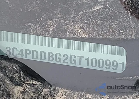 2016 Dodge Journey Sxt z USA, uszkodzony, nr VIN 3C4PDDBG2GT100991